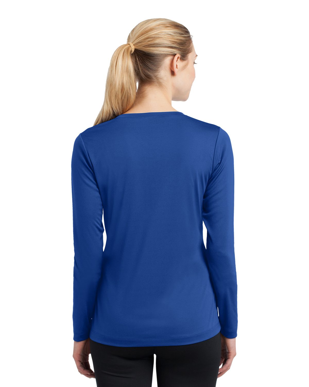 SportTek LST353LS Ladies Long Sleeve VNeck Competitor Tee by Port