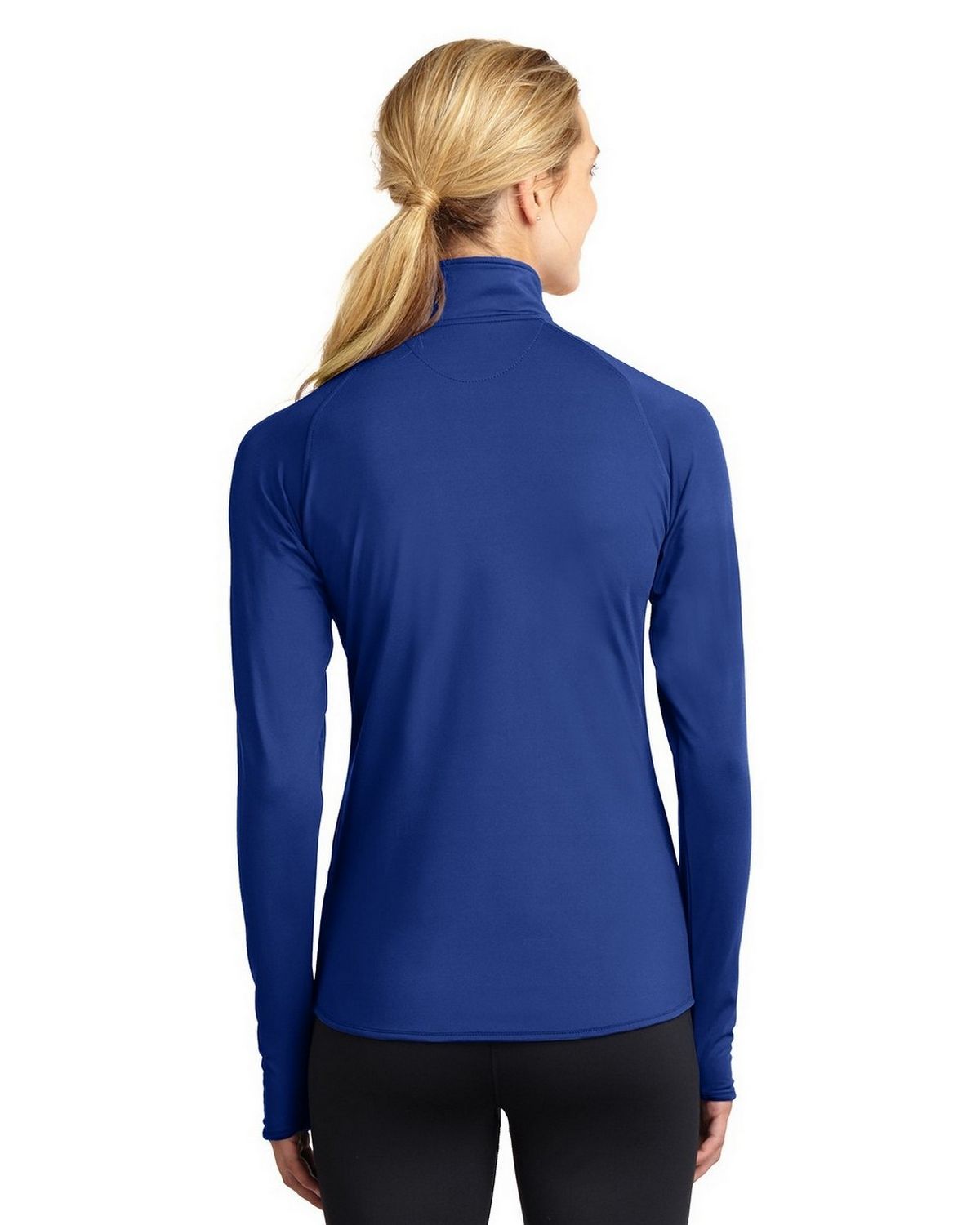 Sport-Tek LST850 Ladies Sport-Wick Stretch 1/2-Zip Pullover by Port Authority - ApparelnBags.com