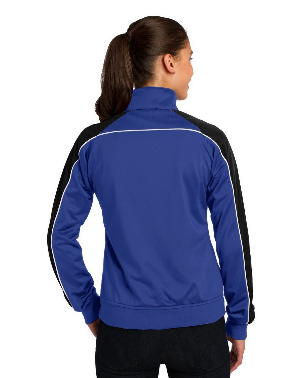 Sport-Tek LST92 Ladies Piped Tricot Track Jacket by Port Authority