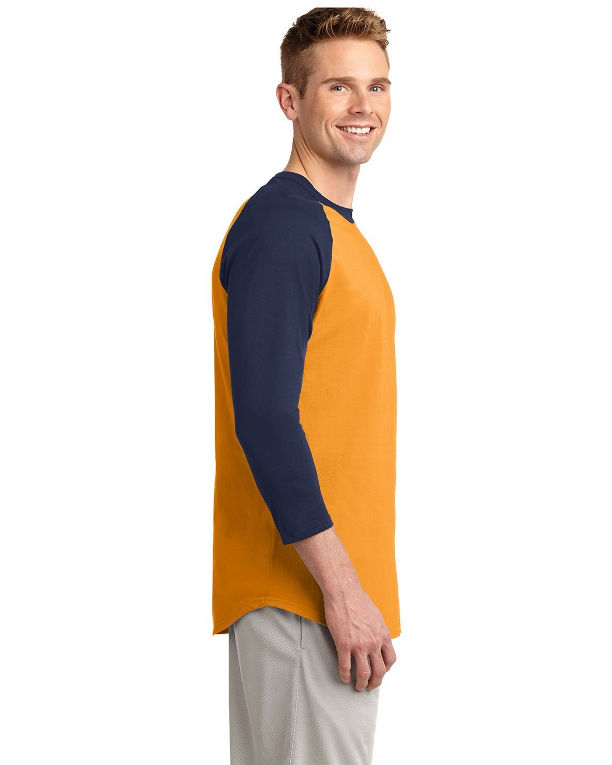 SportTek T200 Colorblock Raglan Jersey by Port Authority