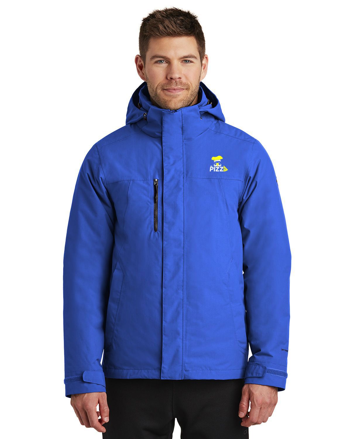 Tri-Mountain Men/'s Nylon Waterproof Full Zip Outerwear Hooded Shell Jacket 7950