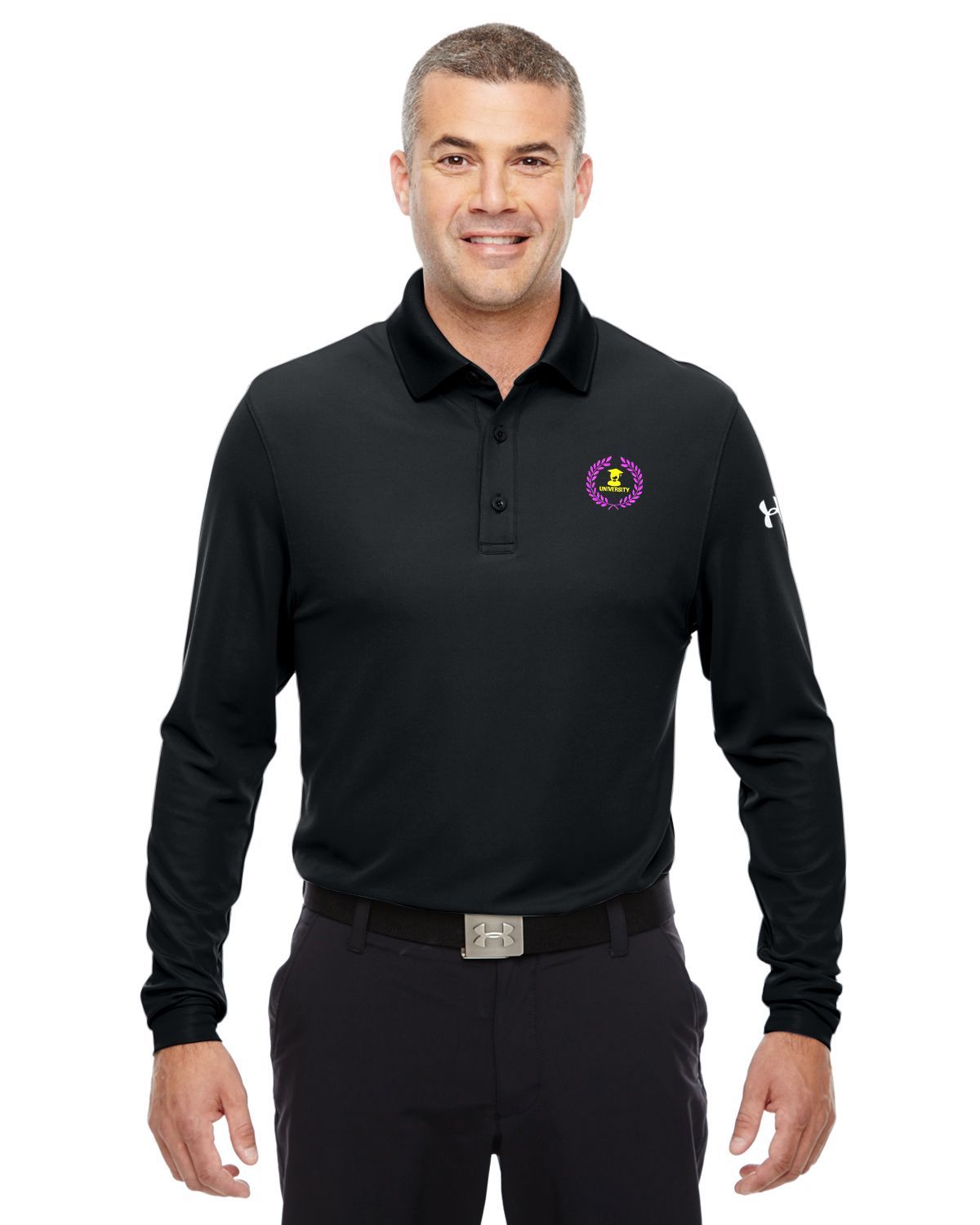 Download Under Armour 1283708 Men Performance Long Sleeve Polo Shirt