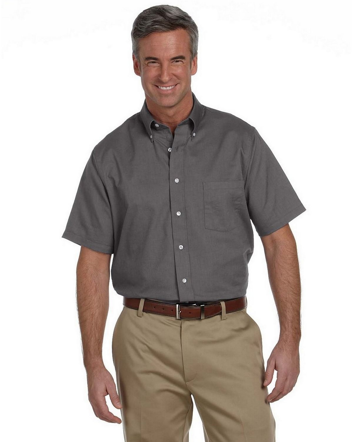 Van Heusen 56850 Mens Short Sleeve Oxford - ApparelnBags.com