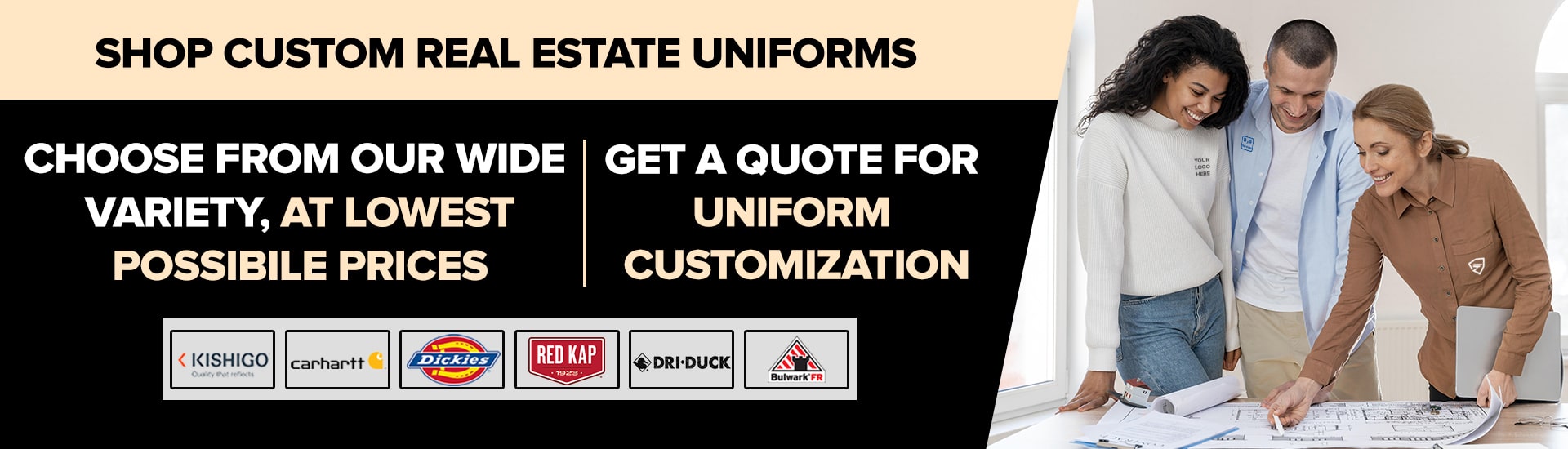 Shop Custom Real Estate Uniforms
